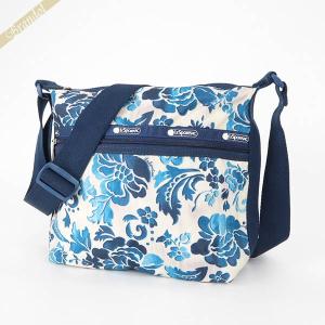 レスポートサック ショルダーバッグ LeSportsac SMALL HOBO スモール ホーボー 花柄 ブルー×ホワイト系 3709 E478｜brandol