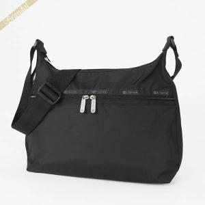 レスポートサック ショルダーバッグ LeSportsac LARGE HOBO 無地 ブラック 3710 5982｜brandol