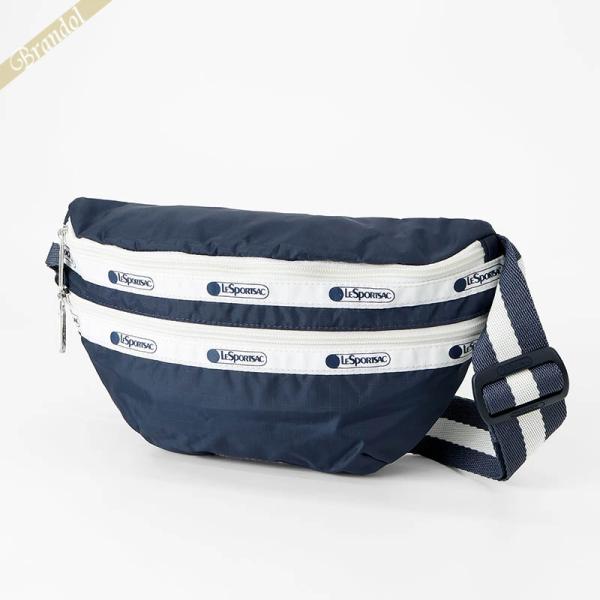 レスポートサック ボディバッグ LeSportsac EVERYDAY BELTBAG 無地 ネイビ...