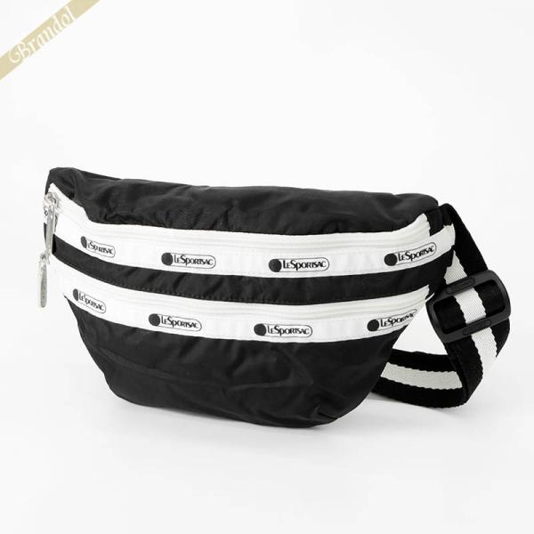 レスポートサック ボディバッグ LeSportsac EVERYDAY BELTBAG 無地 ブラッ...