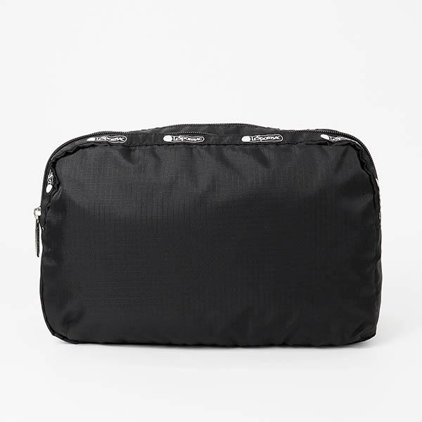 《クーポン》レスポートサック ポーチ 無地 LeSportsac ブラック 3953 C509