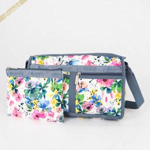 レスポートサック ショルダーバッグ LeSportsac レディース DELUXE SHOULDER SATCHEL 花柄 マルチカラー 7519 F965□｜Brandol