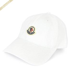 モンクレール キャップ 帽子 MONCLER メンズ ワンポイント ロゴ ベースボールキャップ ホワイト 0913B00035 V0090 001｜brandol