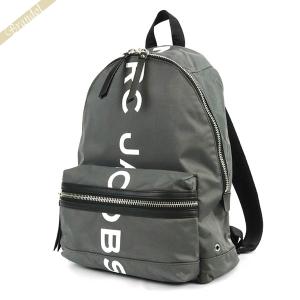 《P8倍_12日23:59迄》マークジェイコブス リュックサック MARC JACOBS レディース ロゴ バックパック グレー M0016409 021｜brandol