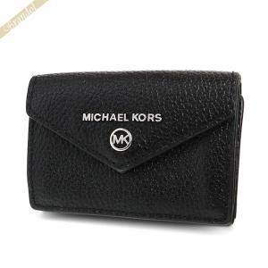 《P5倍_29日23:59迄》マイケルコース 三つ折り財布 MICHAEL KORS 財布 レディース ブラック 32F2ST9E1L 001｜brandol