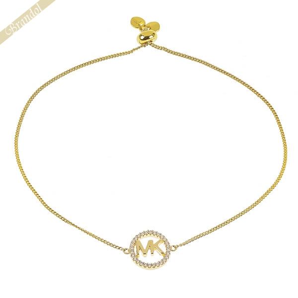 《クーポン》MICHAEL KORS マイケルコース ブレスレット MKロゴ ラインストーン サーク...