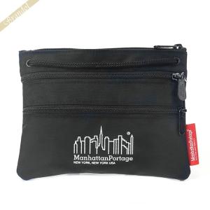 マンハッタンポーテージ ショルダーバッグ Manhattan Portage サコッシュ ブラック TRIPLE ZIPPER POUCH BLACK｜brandol