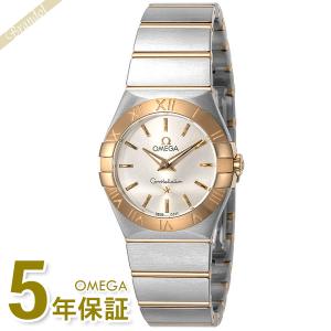 オメガ 腕時計 OMEGA レディース Constellation コンステレーション 27mm シルバー イエローゴールド 123.20.27.60.02.002｜brandol