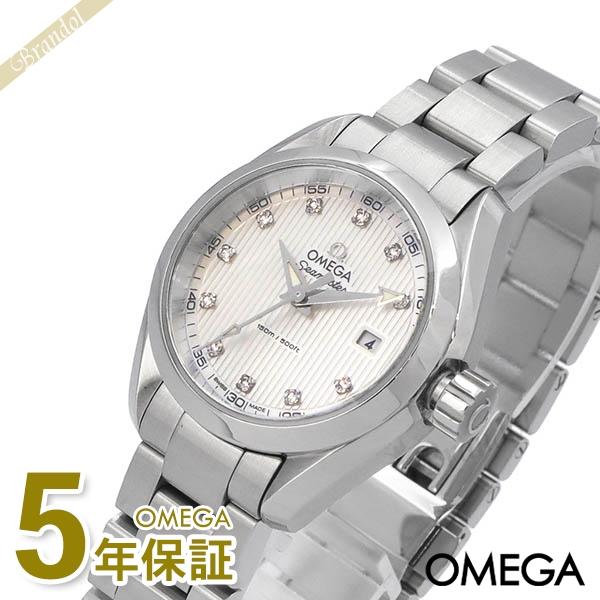 オメガ レディース腕時計 OMEGA シーマスター アクアテラ 150M ダイアモンドインデックス ...