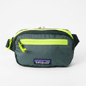 パタゴニア ボディバッグPatagonia  ULTRALIGHT BLACK HOLE MINI HIP PACK パッカブル ウェストバッグ ダークグリーン系 49447 NUVG / Nouveau Green｜brandol