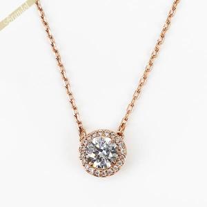 《P10倍_26日23:59迄》スワロフスキー ネックレス Swarovski Constella 一粒 ペンダント ピンクゴールド レディース 5636272◇｜brandol