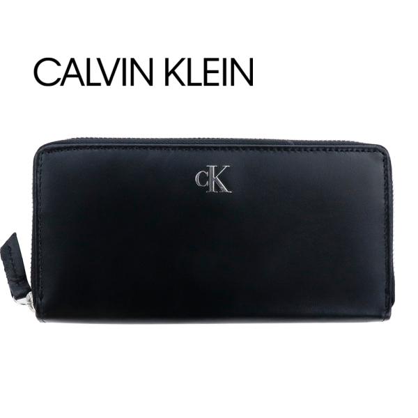 カルバンクライン 財布 長財布 ラウンドファスナー Calvin Klein CK メタルロゴ 31...