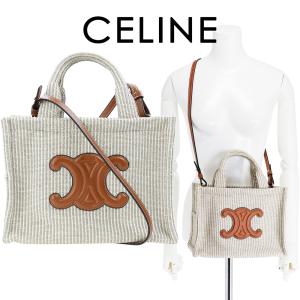 セリーヌ バッグ スモール カバ タイス ジャカード ストライプテキスタイル 19916 2FEE 02BG ベージュ × ブラウン キャンバス コットン 斜め掛け ショルダー｜ブランドパークス Yahoo!店