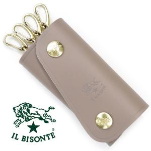 IL BISONTE（イルビゾンテ） キーケース 4連 ダークブラウン