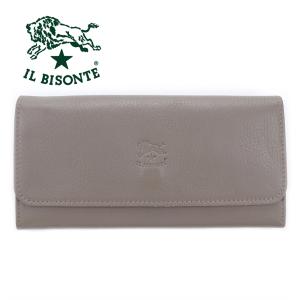 IL BISONTE（イルビゾンテ） 財布 二つ折り 長財布 ボタン L字