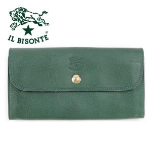 イルビゾンテ 長財布 三つ折り IL BISONTE ヴェルデ グリーン 緑色