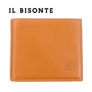 IL BISONTE（イルビゾンテ） 財布 二つ折り レザー 本革 プラチナ