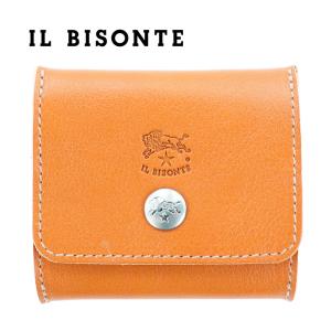 IL BISONTE（イルビゾンテ） 財布 三つ折り レザー 本革 キャメル