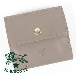 IL BISONTE（イルビゾンテ） 財布 二つ折り レザー 本革 プラチナ