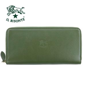 IL BISONTE（イルビゾンテ） 財布 二つ折り 長財布 ボタン L字