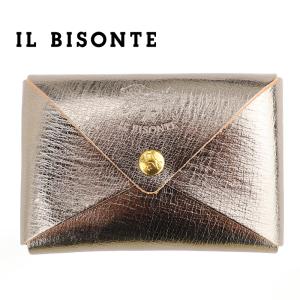 IL BISONTE（イルビゾンテ） カードケース 名刺入れ ブロンズ パス