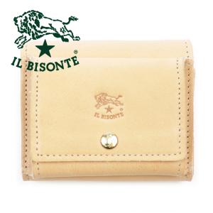 IL BISONTE（イルビゾンテ） 財布 三つ折り レザー 本革 キャメル