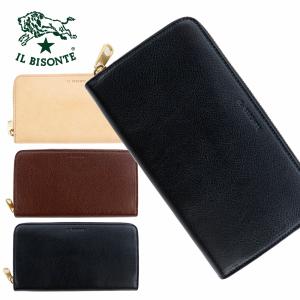 IL BISONTE（イルビゾンテ） 長財布 フラップ CARAMEL キャラメル