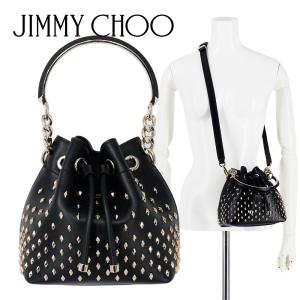 JIMMY CHOO ブラックレザー ボディバッグ JIMMY CHOO（ジミーチュウ） バッグ Jimmy Choo DEREK EMG BLACK
