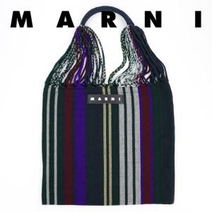 MARNI（マルニ） マルニフラワーカフェ ハンモックバッグ ストライプ