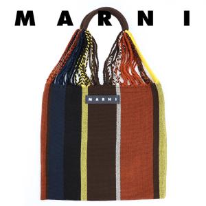 MARNI（マルニ） マルニフラワーカフェ ハンモックバッグ ストライプ