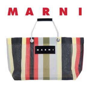 MARNI（マルニ） マルニフラワーカフェ トートバッグ ストライプ