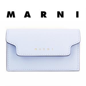 マルニ 財布 MARNI 二つ折り財布 ブラック コンパクト ミニ財布 バイ