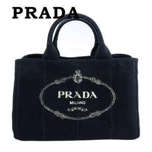 プラダ バッグ PRADA トートバッグ カナパ M ミディアムサイズ デニム ブラック ネロ 1BG642 ZKI F0002 NERO コットン ファブリック