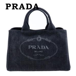 プラダ バッグ PRADA トートバッグ カナパ M ミディアムサイズ デニム 