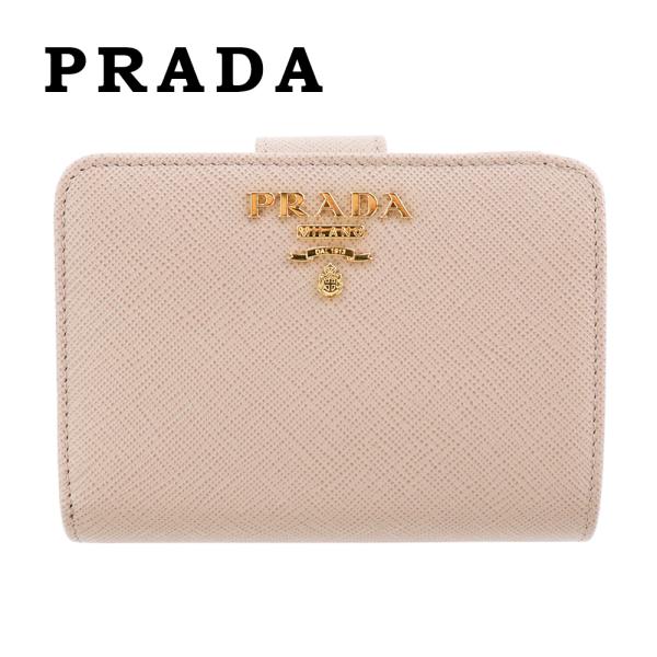 プタダ 財布 二つ折り フラップ PRADA SAFFIANO METAL 1ML018 QWA F...