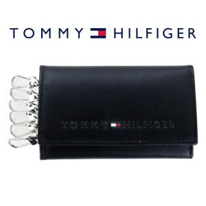 トミーヒルフィガー キーケース 6連 6本 TOMMY HILFIGER レザー 本革 31TL17...