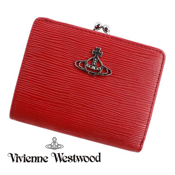ヴィヴィアンウエストウッド 財布 二つ折り がま口 Vivienne Westwood VEGAN ...