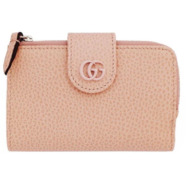 グッチ 財布 GUCCI 二つ折り財布 レディース GGマーモント 723685 ピンクベージュ