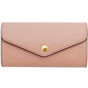 グッチ財布 GUCCI 二つ折り長財布 レディース GGレザー コンチネンタル ウォレット 772791 ローズベージュ
