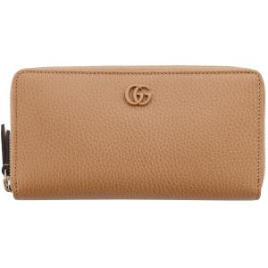 グッチ 財布 GUCCI ラウンドファスナー長財布 レディース メンズ GGマーモント 456117 ローズベージュ