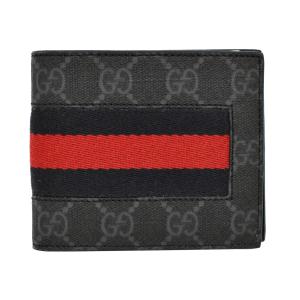 GUCCI（グッチ） グッチ財布 二つ折り財布 札入れ 小銭入れなし メンズ