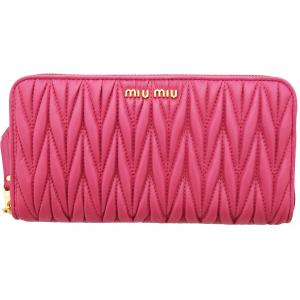 miu miu（ミュウミュウ） miu miu財布 ラウンドファスナー長財布