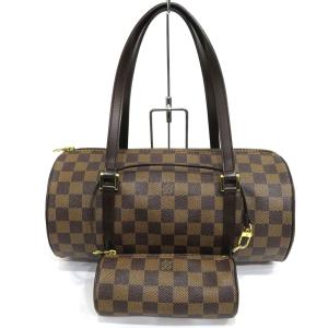 中古 ルイヴィトン バッグ ハンド ポーチ付き パピヨンGM 30 ダミエ ABランク N51303 レディース LOUIS VUITTON あすつく【送料無料】【西神店】｜brandritz