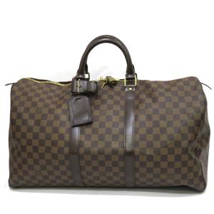 中古 ルイヴィトン ダミエ キーポル50 ボストンバッグ Aランク N41427 旅行カバン メンズ レディース LOUISVUITTON あすつく【送料無料】【西神店】｜brandritz