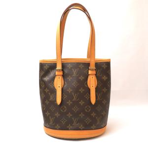 中古 ルイヴィトン バケットPM ショルダーバッグ モノグラム M42238 ABランク ブラウン 肩掛け レディース LOUIS VUITTON あすつく【送料無料】【三田店】｜brandritz