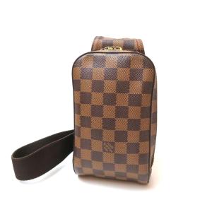 中古 ルイヴィトン ジェロニモス ウエストバッグ ダミエ N51994 ABランク ブラウン ボディバッグ LOUIS VUITTON あすつく【送料無料】【三田店】｜brandritz