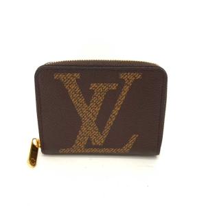 ルイヴィトン 財布 ジッピーコインパース コインケース 小銭入れ ブラウン 茶 Aランク モノグラムジャイアント M69354 LOUISVUITTON あすつく 中古 宝塚店｜brandritz