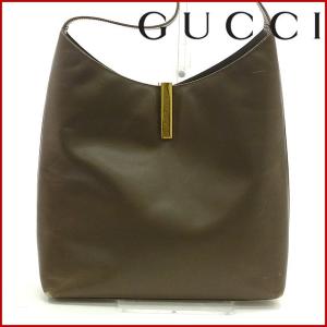 グッチ バッグ ゴールド金具 GUCCI ショルダーバッグ 中古 X10029｜brands