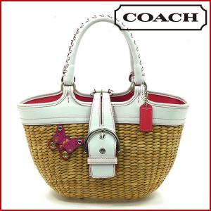 コーチ バッグ 6270 COACH トートバッグ 籠トート 中古 X10633｜brands