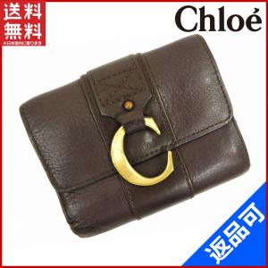 クロエ Chloe 財布 二つ折り財布 がま口財布 Ｇ金具 中古 X12455｜brands